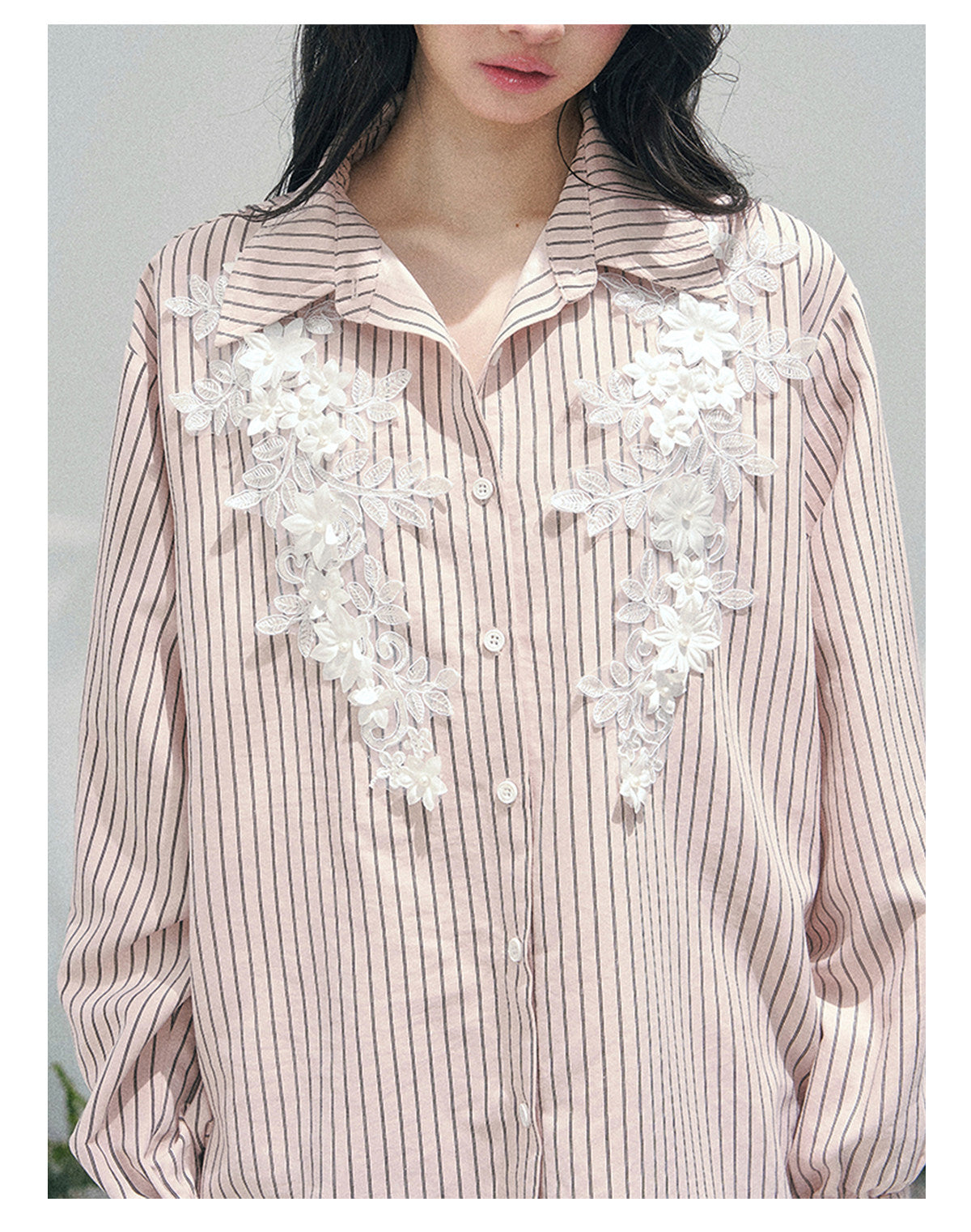 ShaoYeYan Aomalm Blush Among Clouds Lace Sweet Set