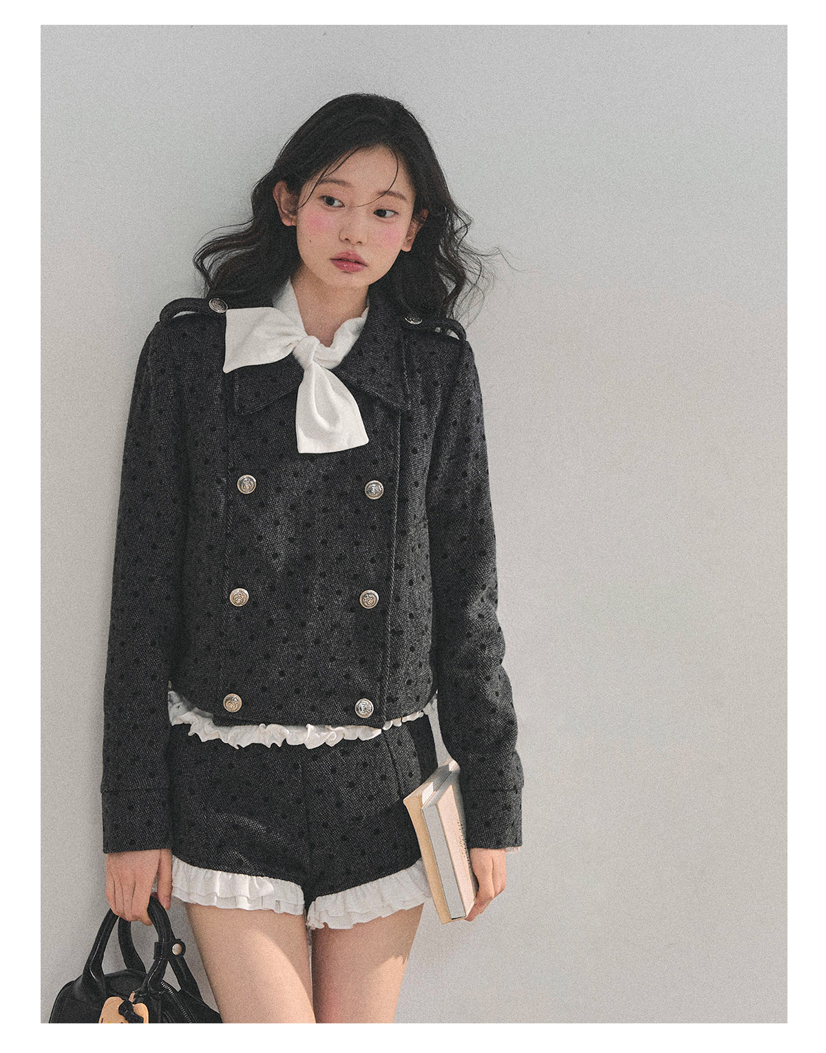 ShaoYeYan Memory Reef Wool Polka Dot Set