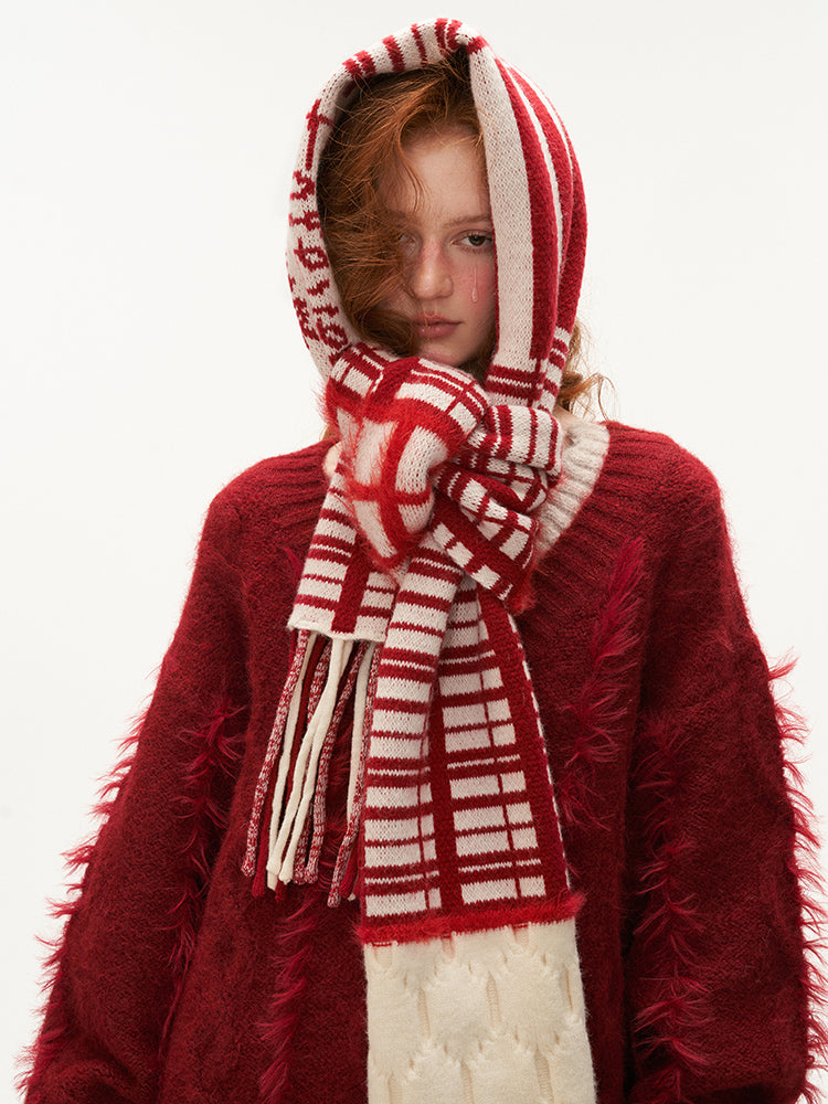 MAMC 'Wrap & Twist' Knit Sweater