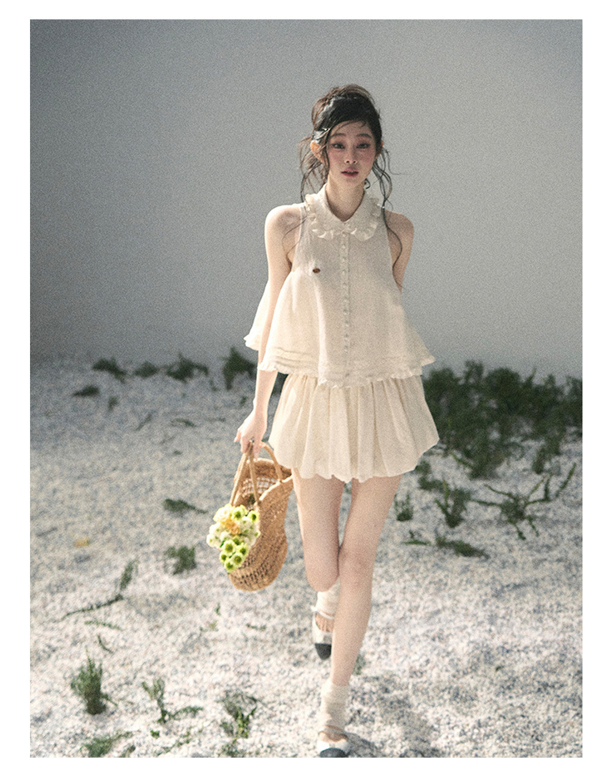 ShaoYeYan Aomalm Soft Cloud French Lace Set