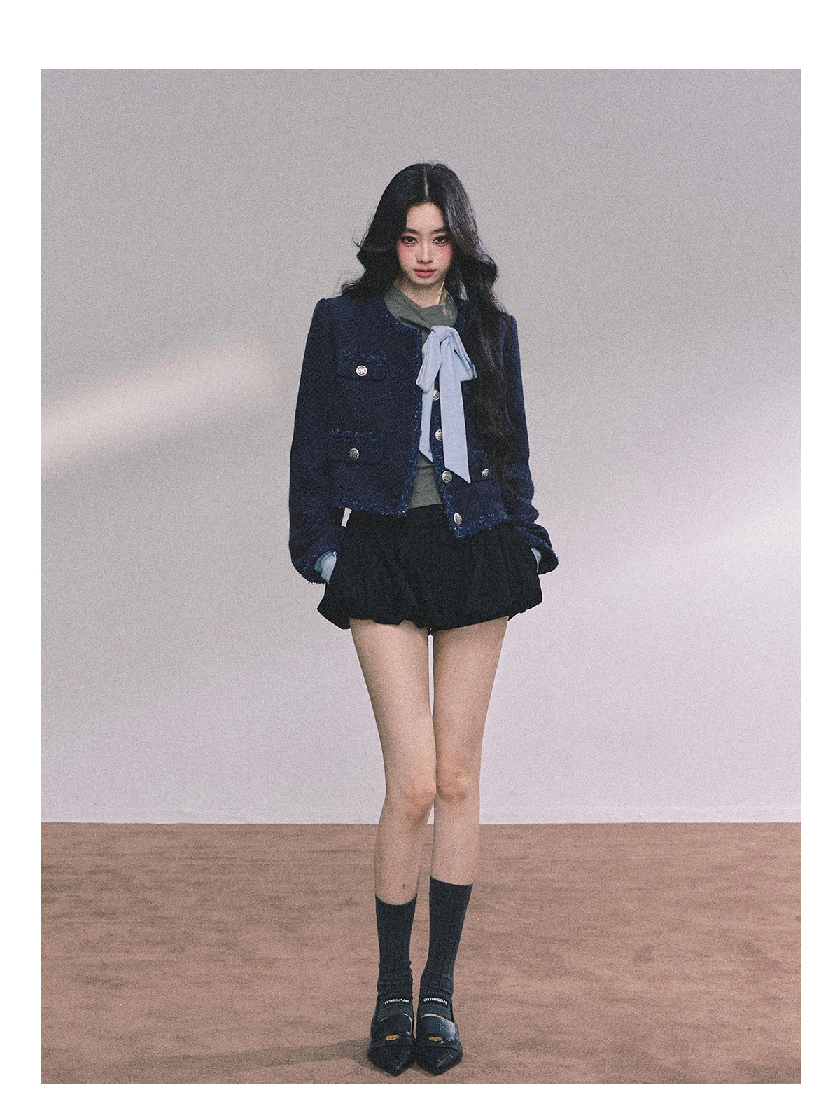 ShaoYeYan French Sweet Fragrance Island Loose Fit Tweed Jacket