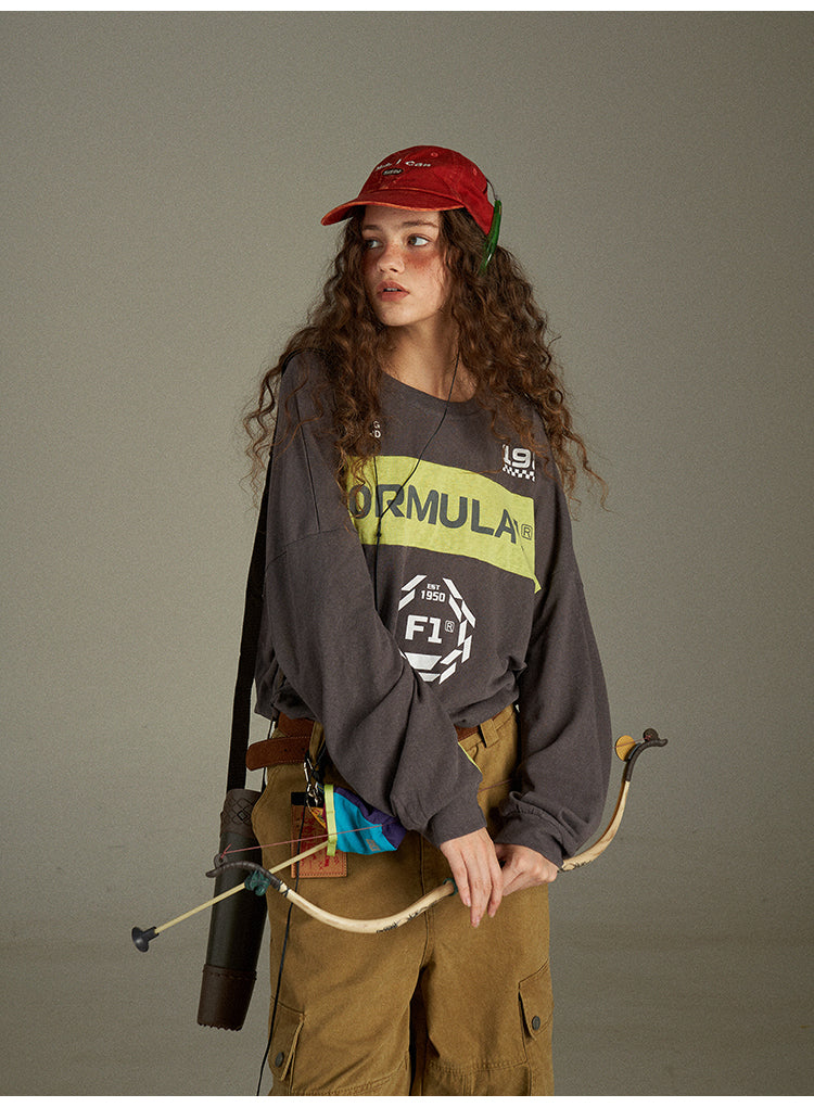 Lulugray Retro Graphic Tee