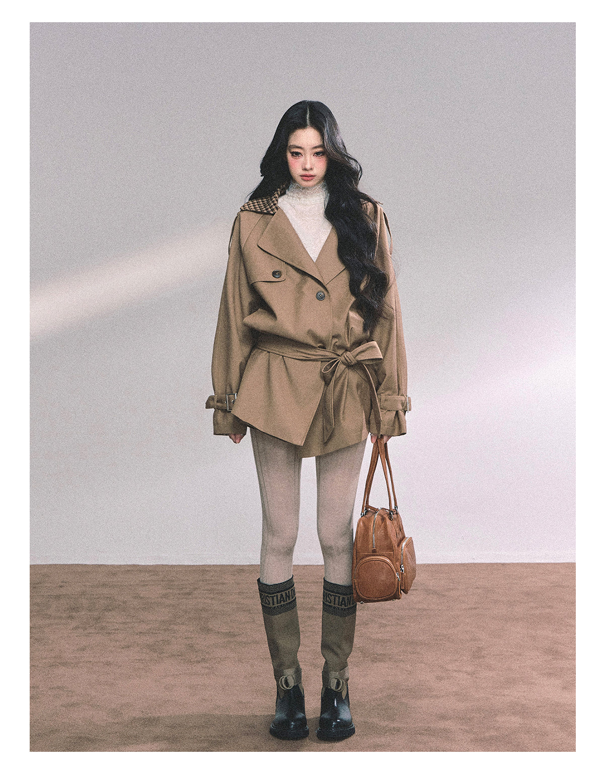 ShaoYeYan Zurich Trench Coat British Style Loose Fit Trench