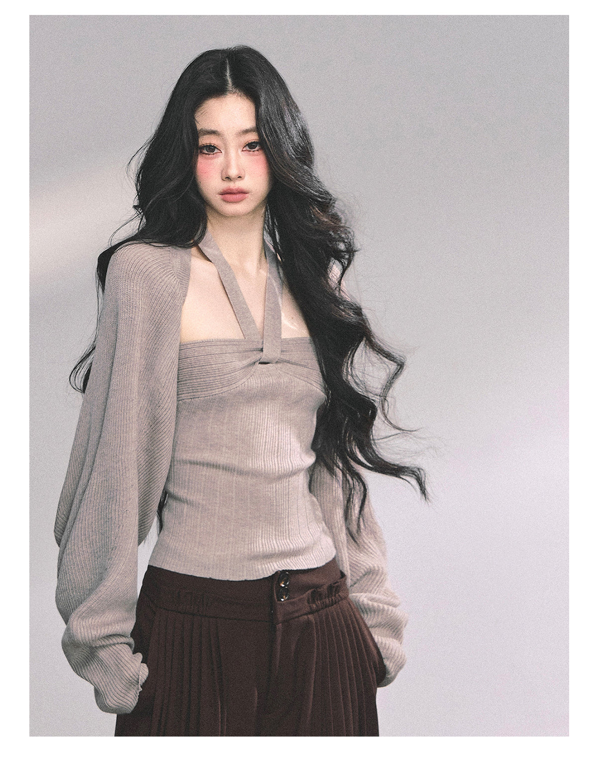 ShaoYeYan Spoiled Heiress French Knit Set