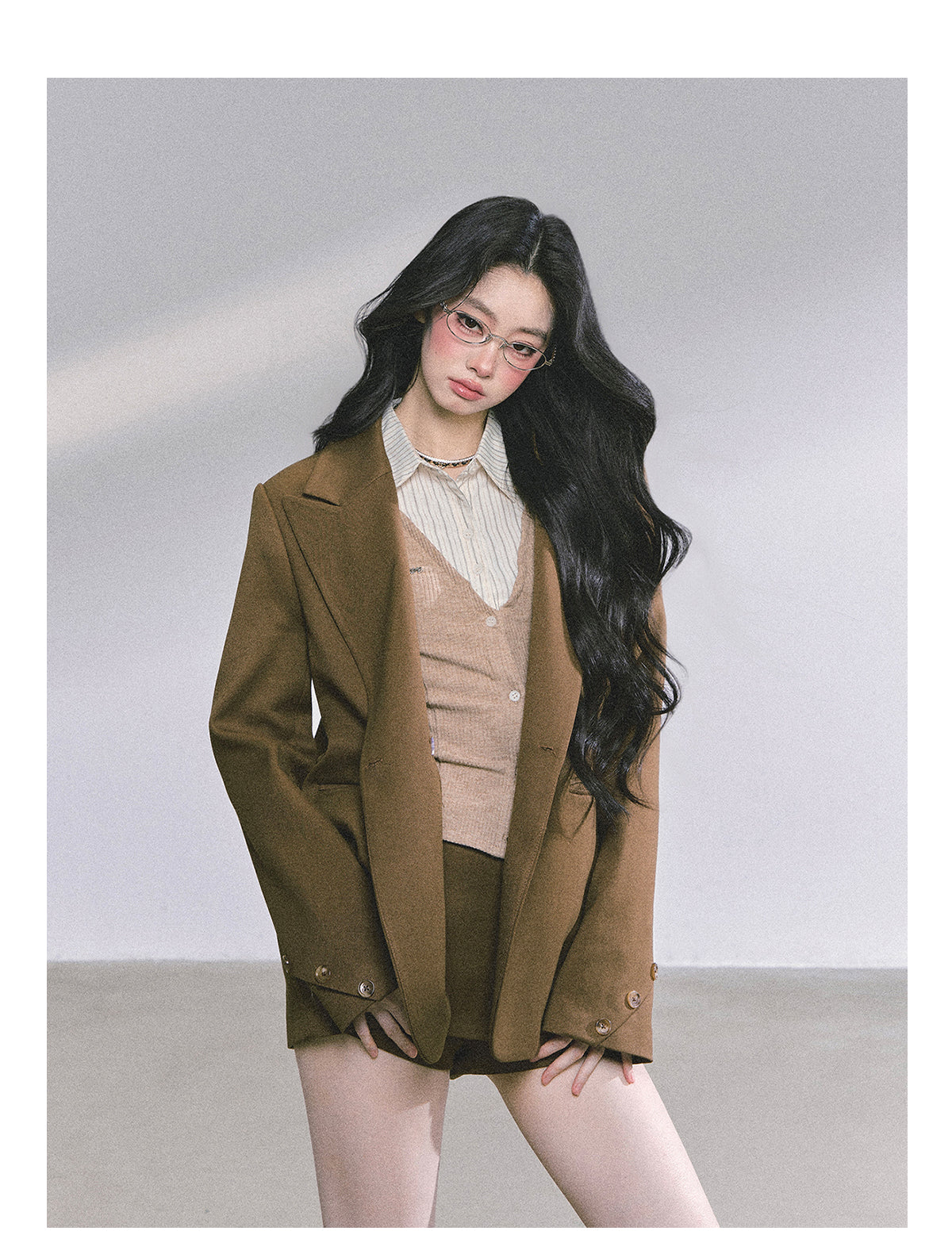 SHAOYEYAN Elegant Blazer and Skirt