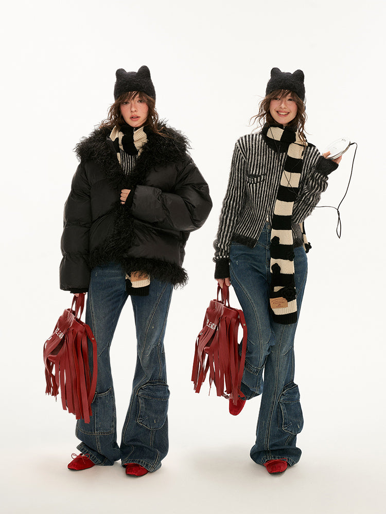 MAMC Hooded Striped Sweater