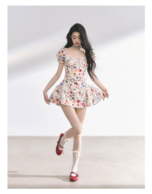 SHAOYEYAN French Floral Lace Sundress