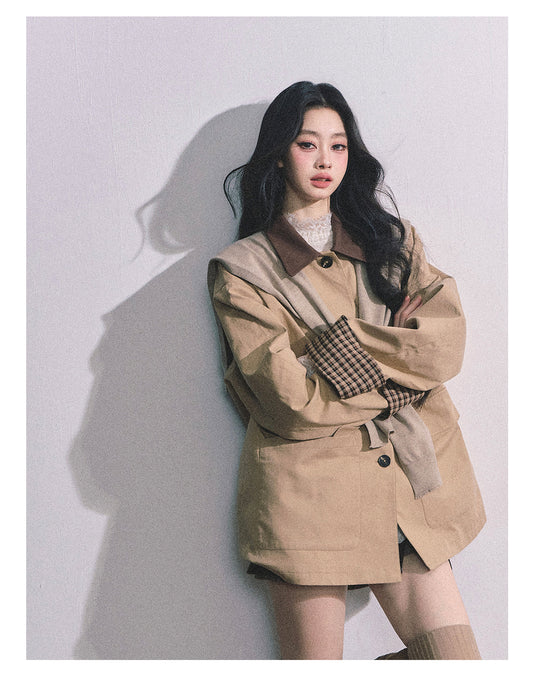 ShaoYeYan Basel Dusk Premium British Trench Coat