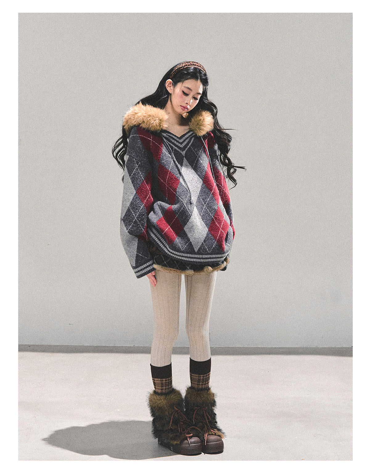 ShaoYeYan Winter Warmth American Academia Sweater