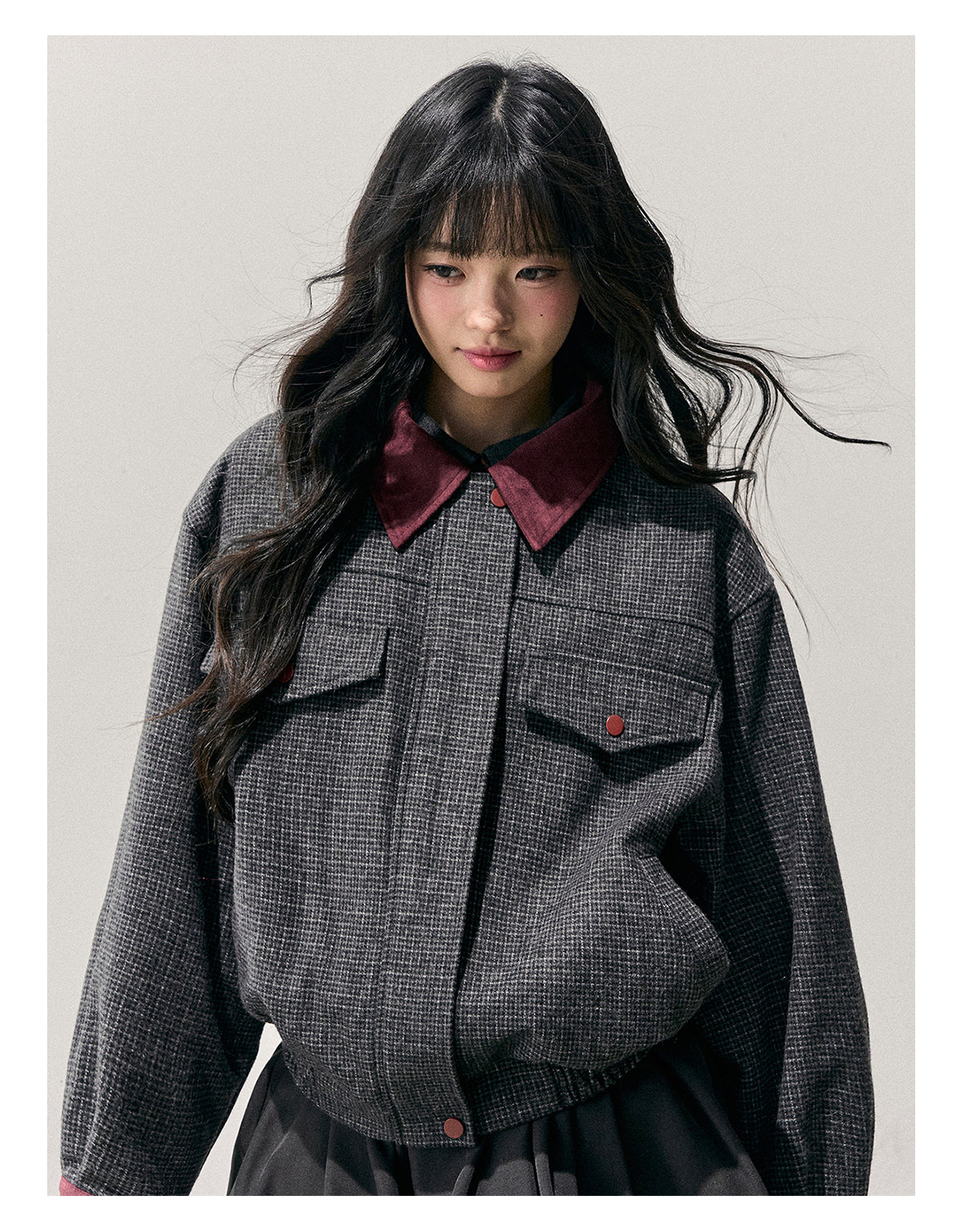 ShaoYeYan Aomalm As the Wutong Leaves Fall Audrey-Style Wool Set