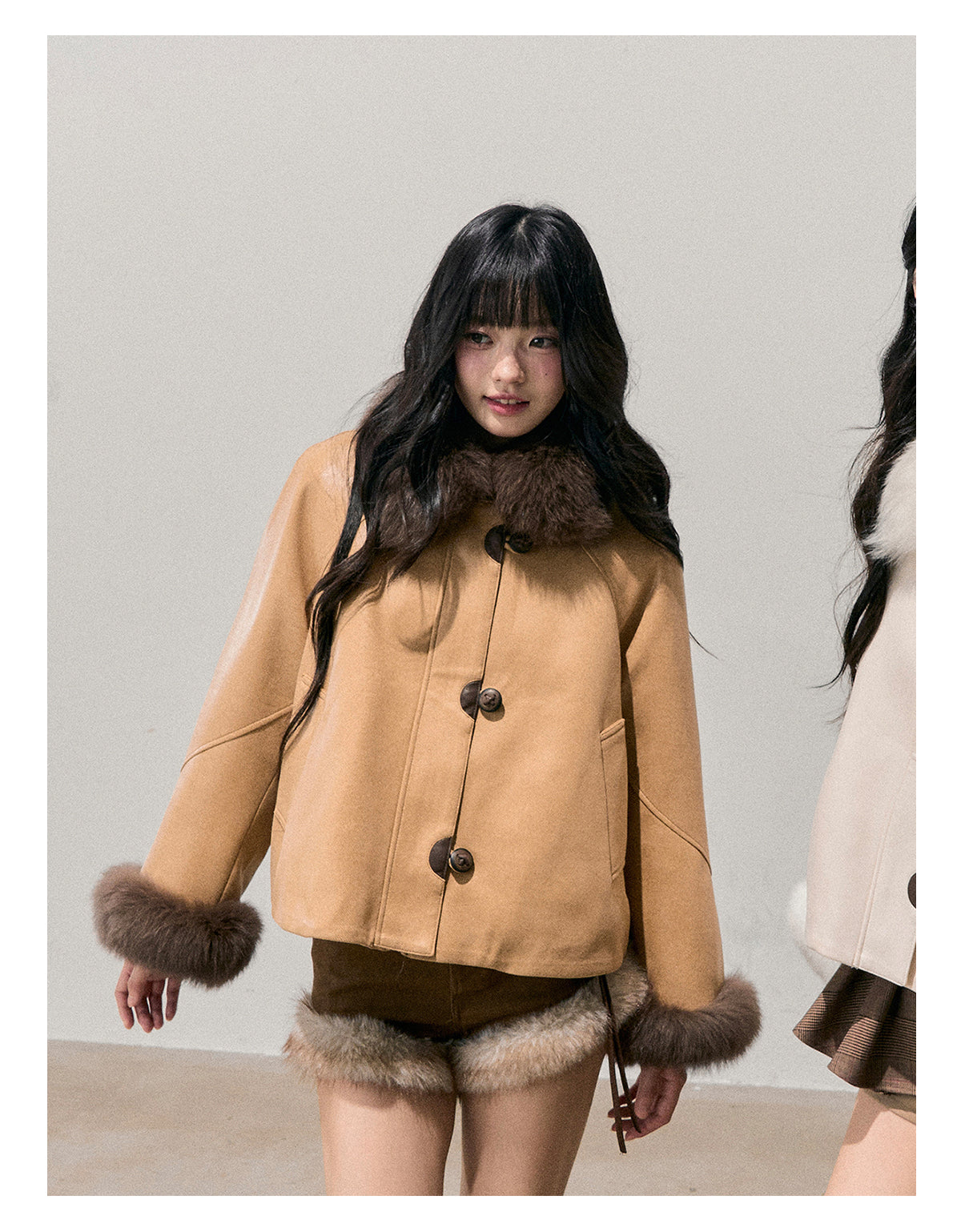 ShaoYeYan Aomalm Only Her Footsteps Are Light Korean Plush Pants