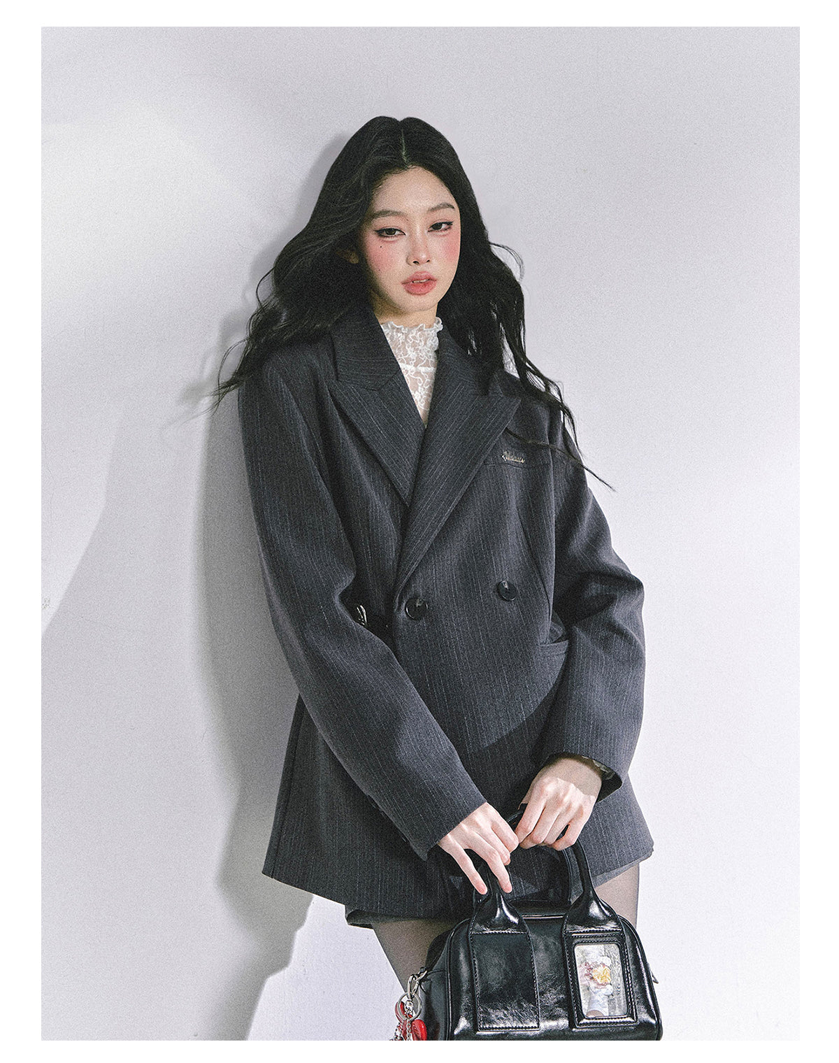 ShaoYeYan Miu-Inspired French Hepburn Style Loose Fit Blazer