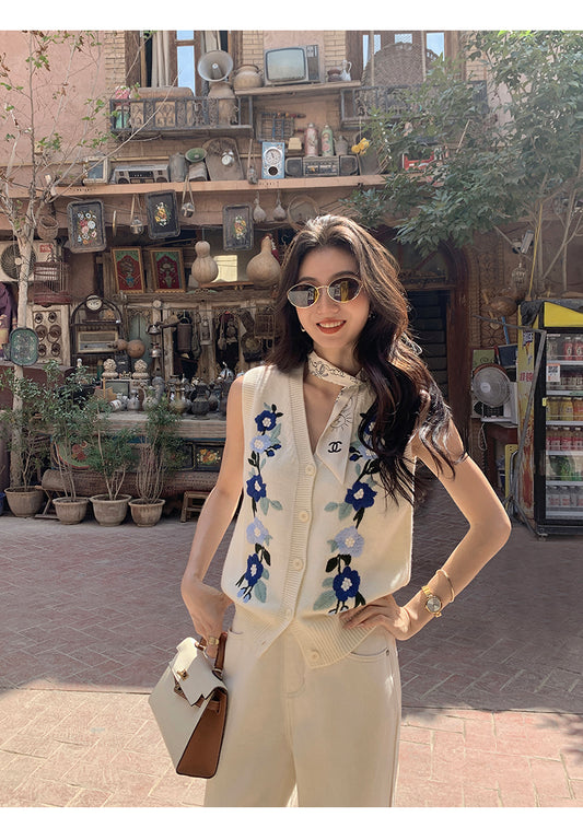 MULVAN Embroidered Vest