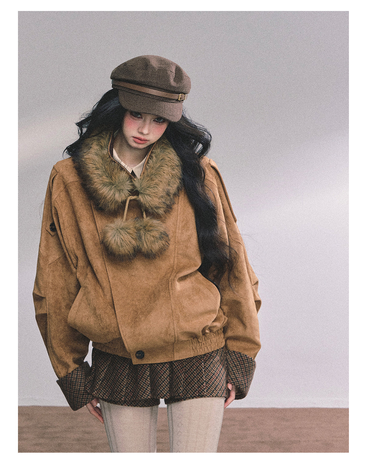 ShaoYeYan Hazelnut Warm Velvet Premium Suede Set