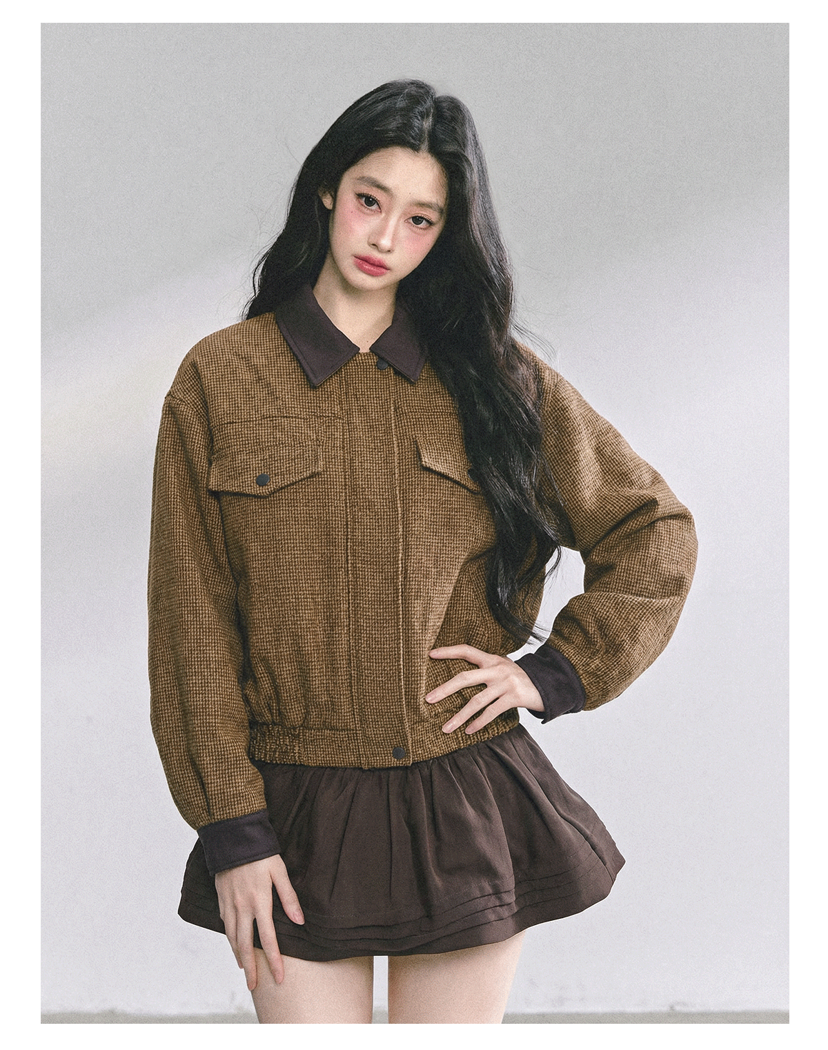 ShaoYeYan Aomalm As the Wutong Leaves Fall Audrey-Style Wool Set