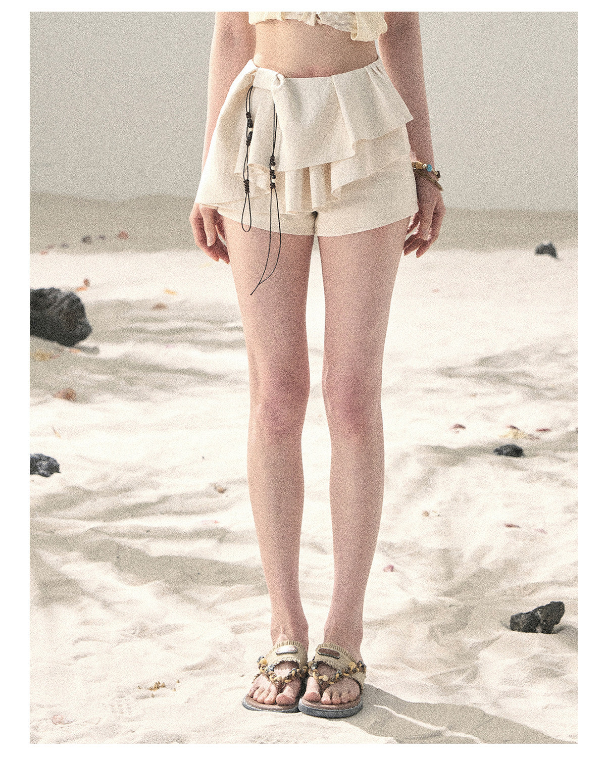ShaoYeYan Aomalm Layered Ruffles French Skort