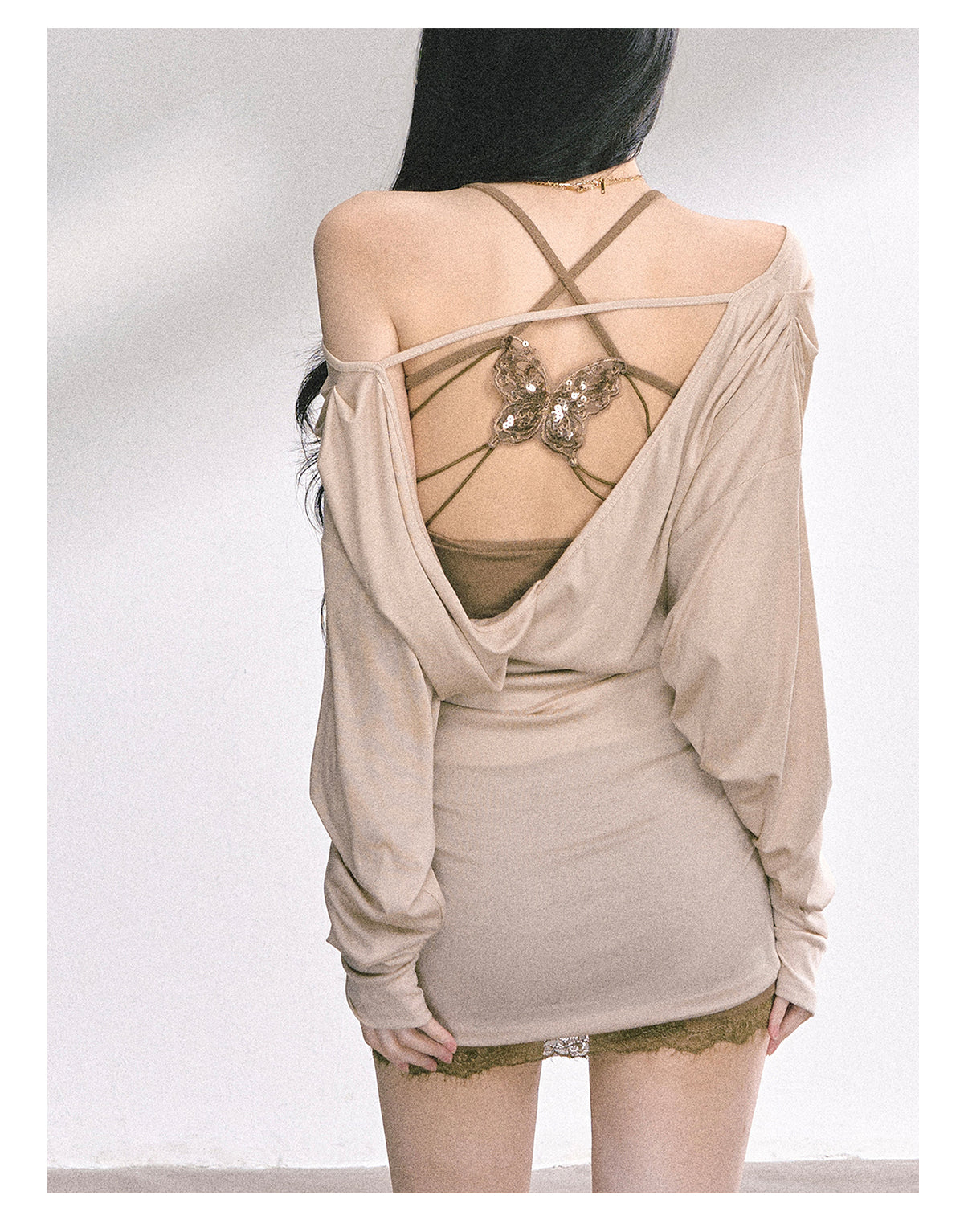 SHAOYEYAN French Lace Bodycon Dress Set