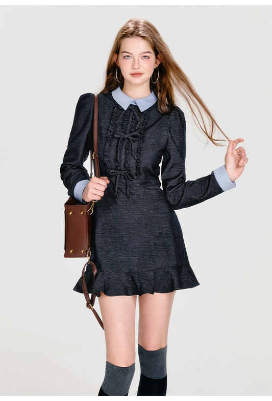BOHOL BLING "Miu-Inspired" Bow-Accent Dress