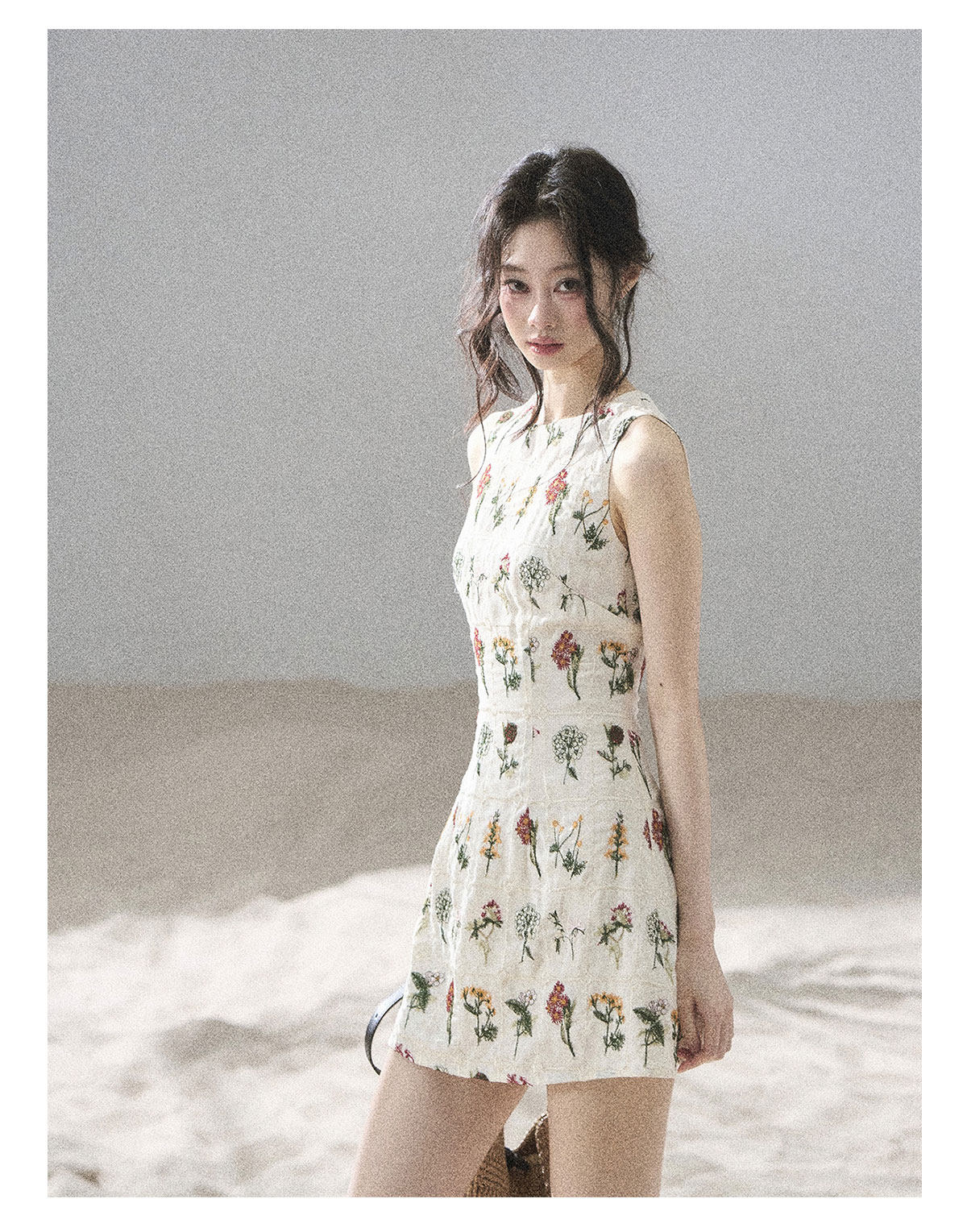 ShaoYeYan Aomalm Mountain Wilds in Bloom French Elegant Floral Dress