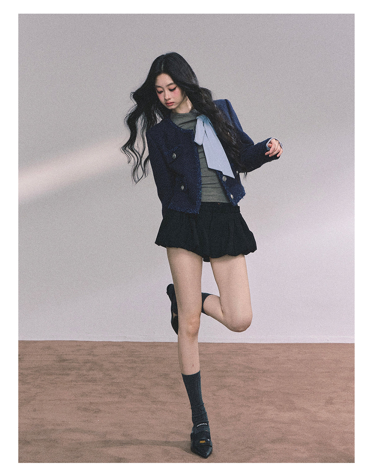 ShaoYeYan French Sweet Fragrance Island Loose Fit Tweed Jacket