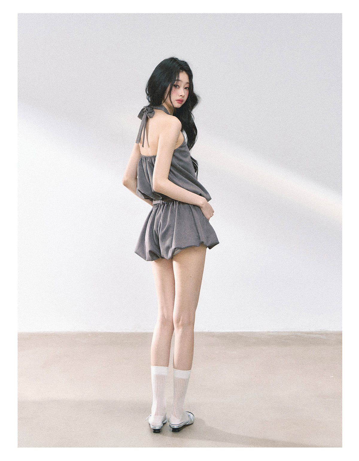 SHAOYEYAN Ginza-inspired Floral Bustier Dress