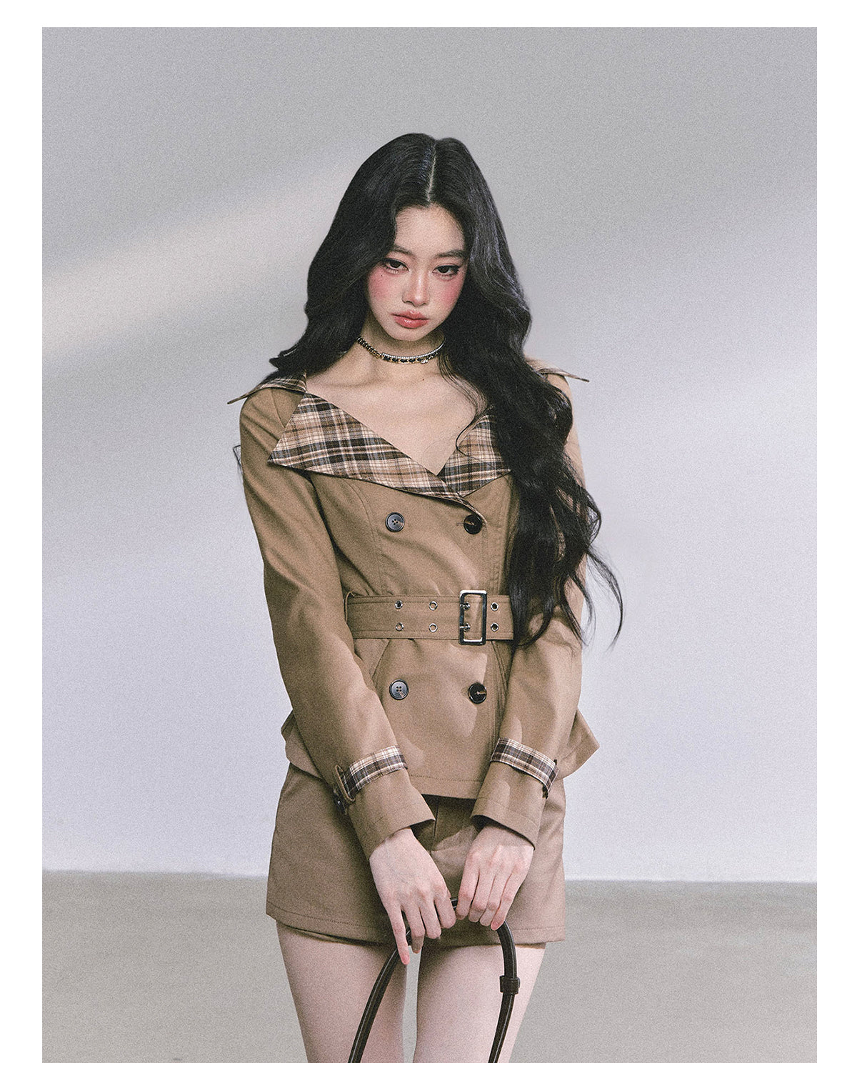 ShaoYeYan Audrey Hepburn Style Two-Piece Set