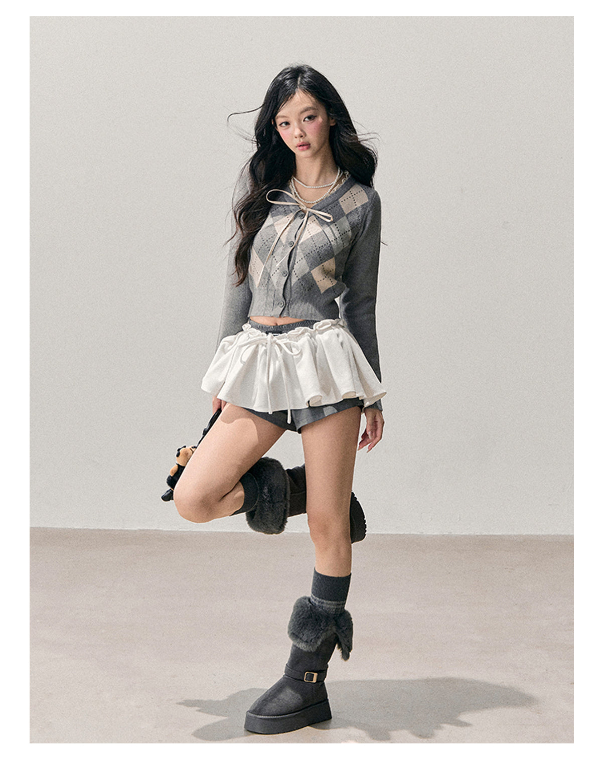 ShaoYeYan Aomalm Intoxicated Sobriety French Cardigan