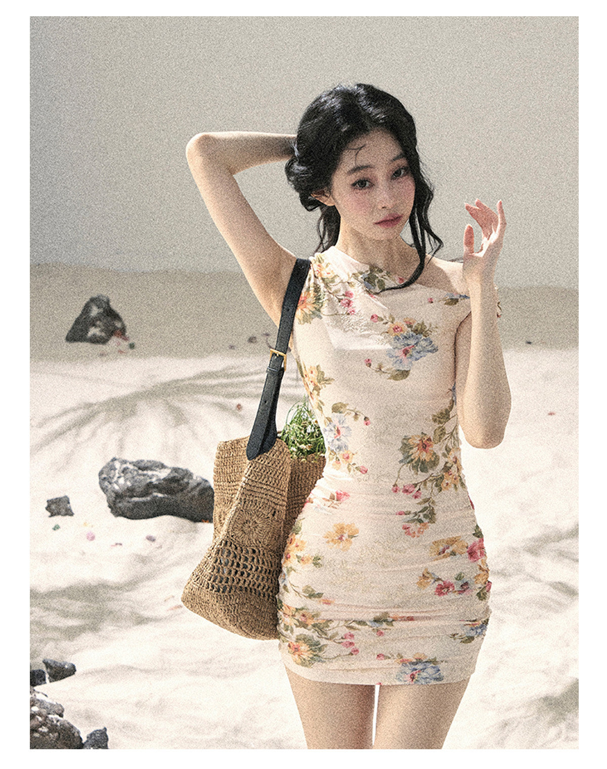 ShaoYeYan Aomalm I Await the Bloom French Elegant Dress