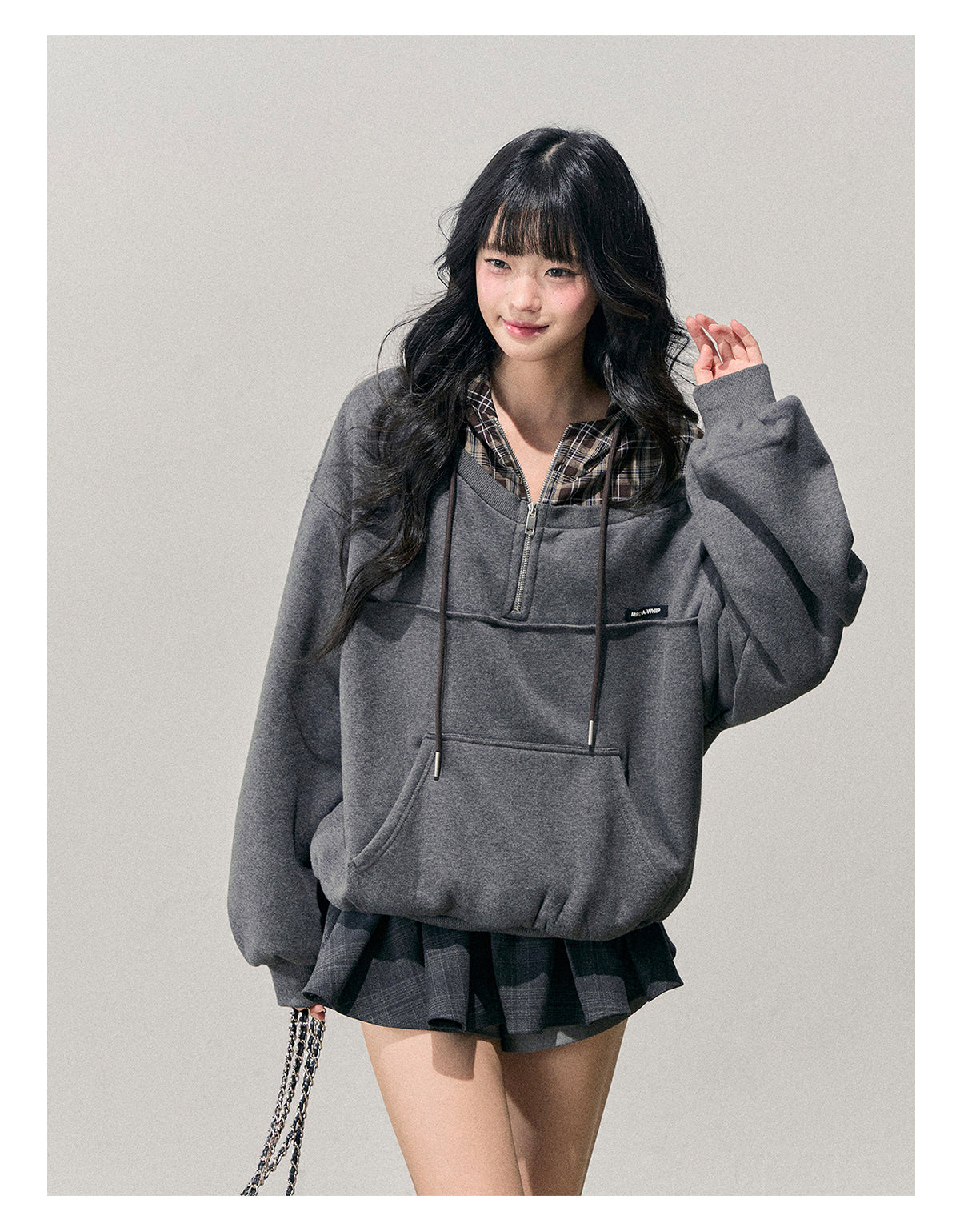 ShaoYeYan Aomalm Density of Silence Fake Two-Layer Hoodie