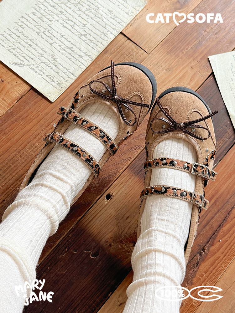 Cat&Sofa 2025 Mary Jane Flats