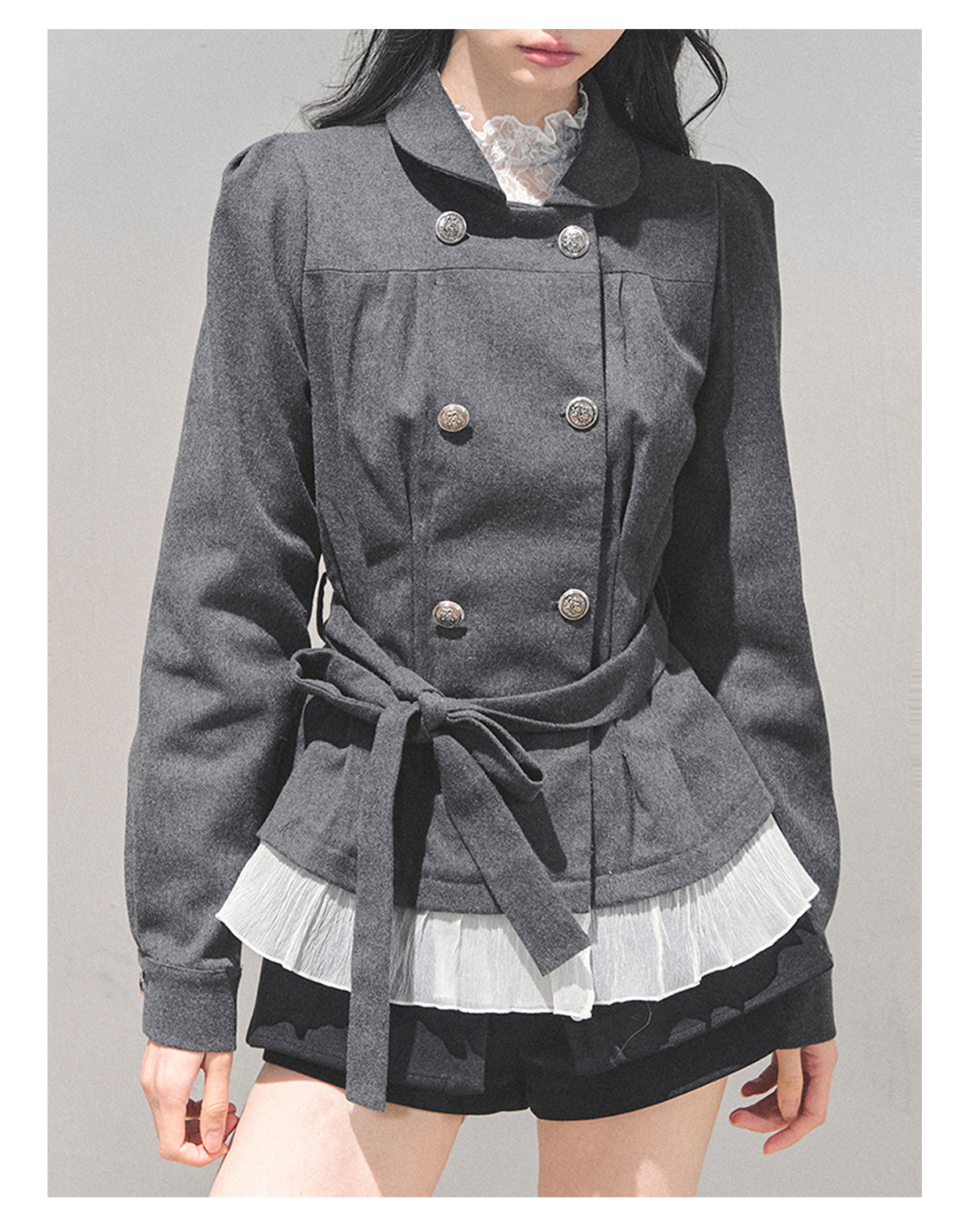 ShaoYeYan Aomalm Dusk's Whisper French Audrey Blazer