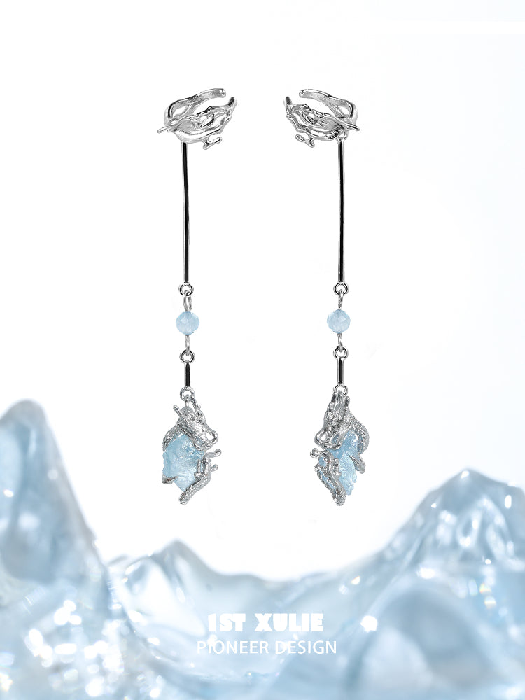 1STXULIE Spirit Dragon Silver Jewelry Collection