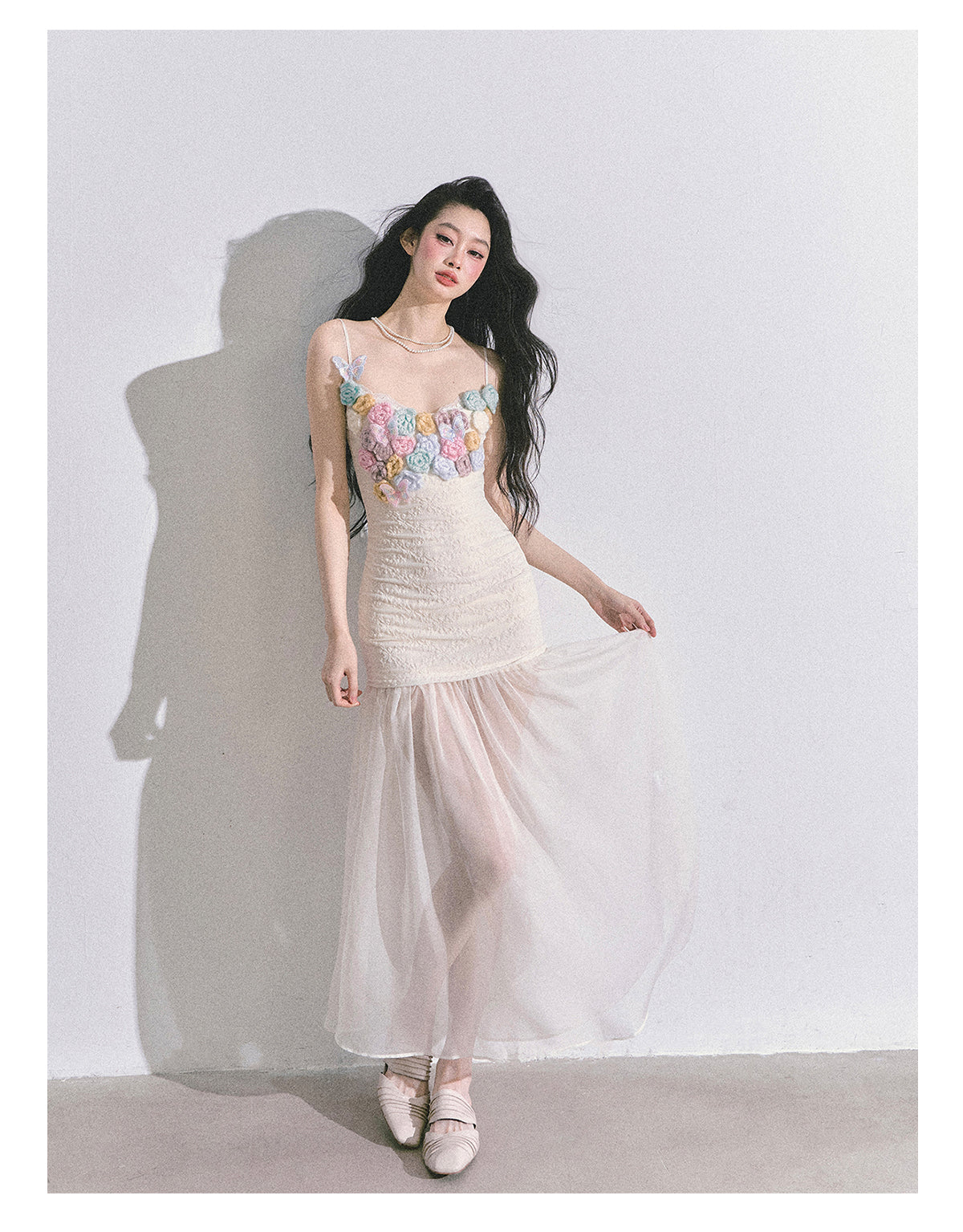 SHAOYEYAN Elegant Autumn Camisole Dress with Cardigan