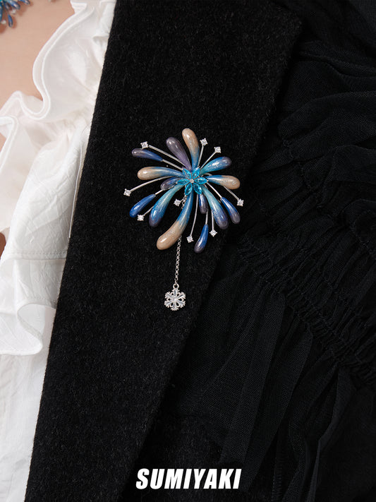 SUMIYAKI Handcrafted Fireworks Brooch