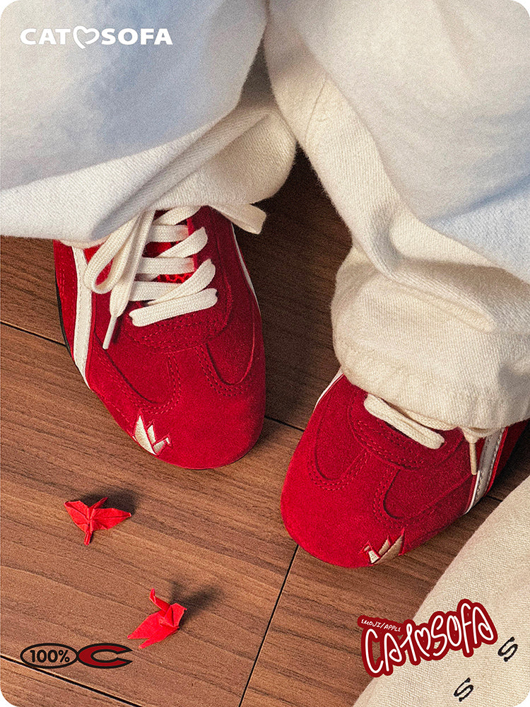 Cat&Sofa Emoji-Lab Origami Crane Racing Sneakers