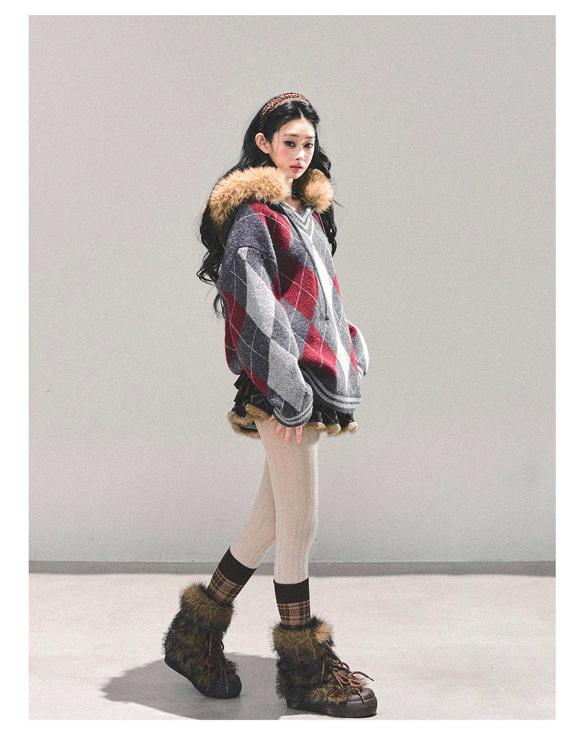 ShaoYeYan Winter Warmth American Academia Sweater