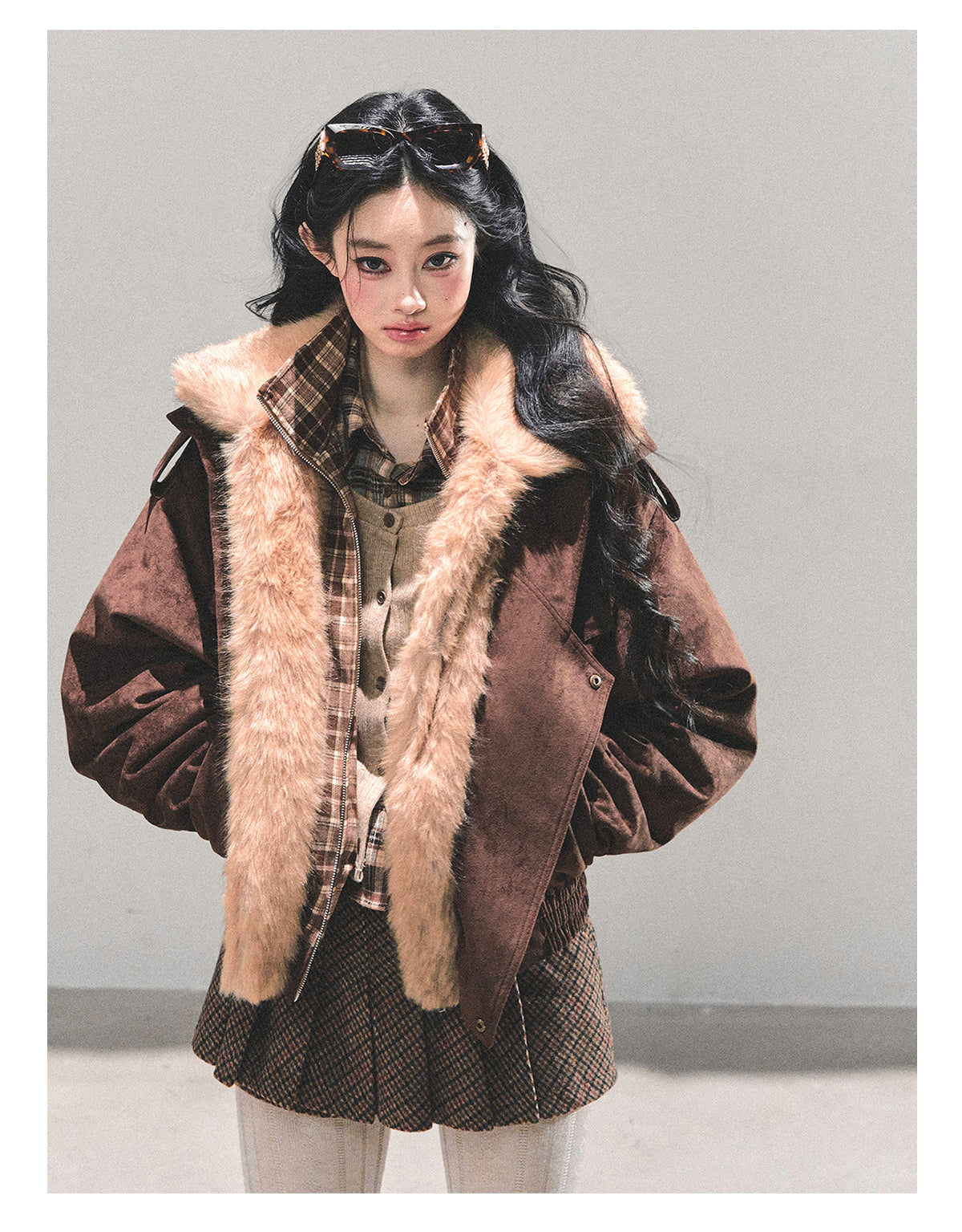 ShaoYeYan Freedom Has No End Fake Two-Layer Padded Jacket