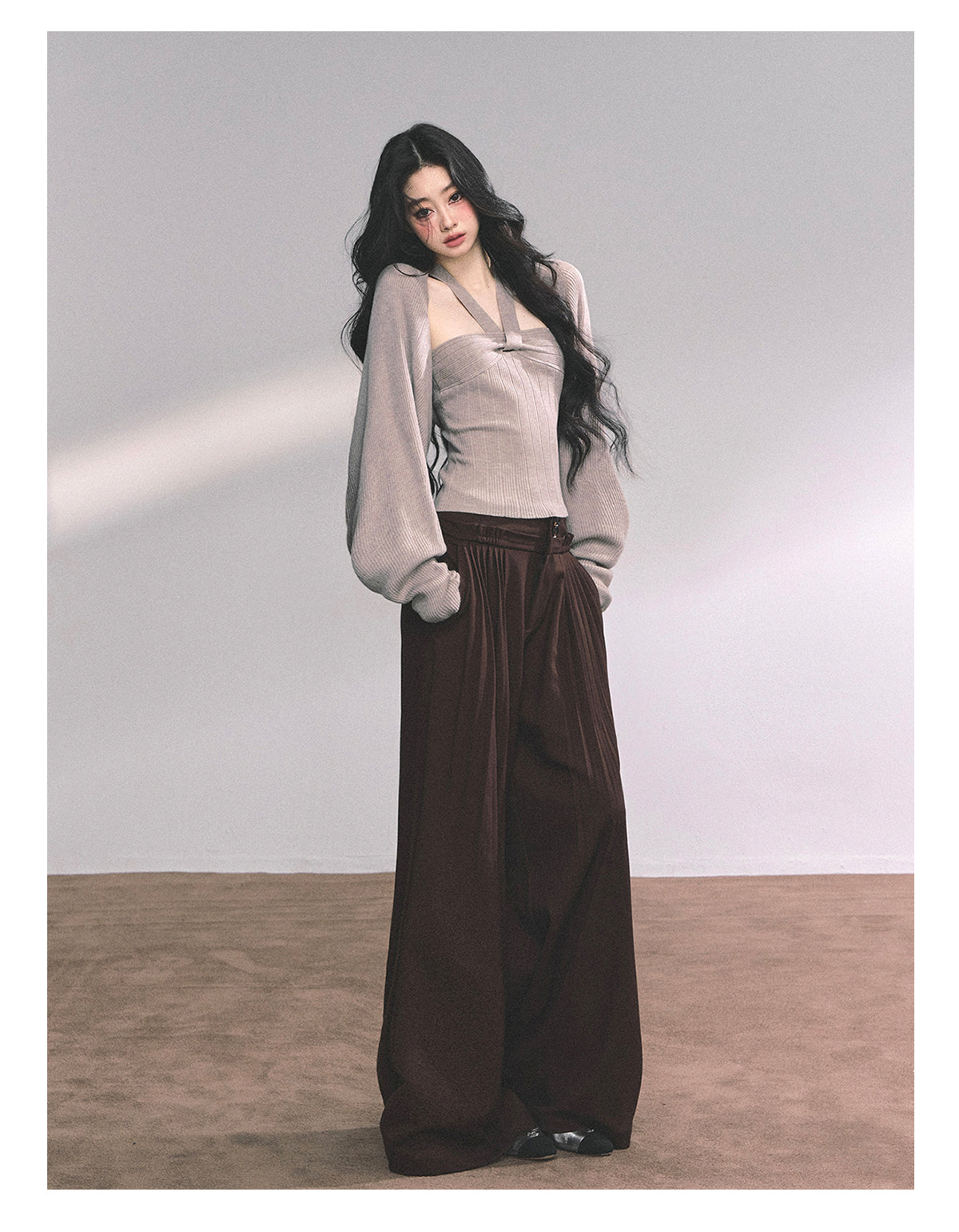 ShaoYeYan Spoiled Heiress French Knit Set