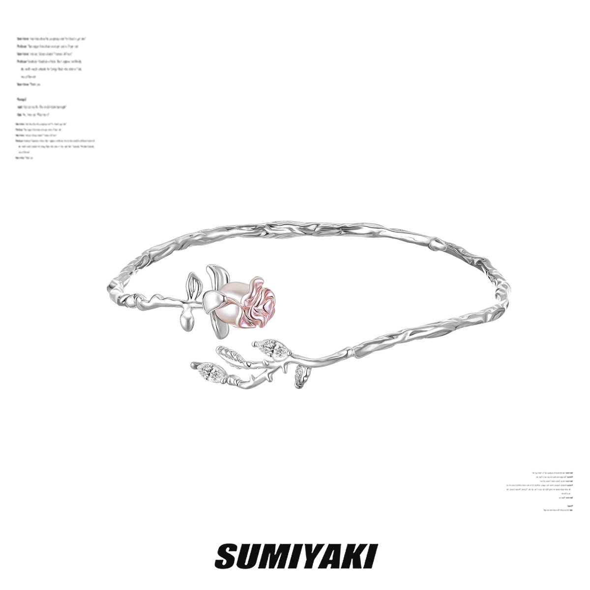 SUMIYAKI Rose Garden Necklace, Earrings & Bracelet