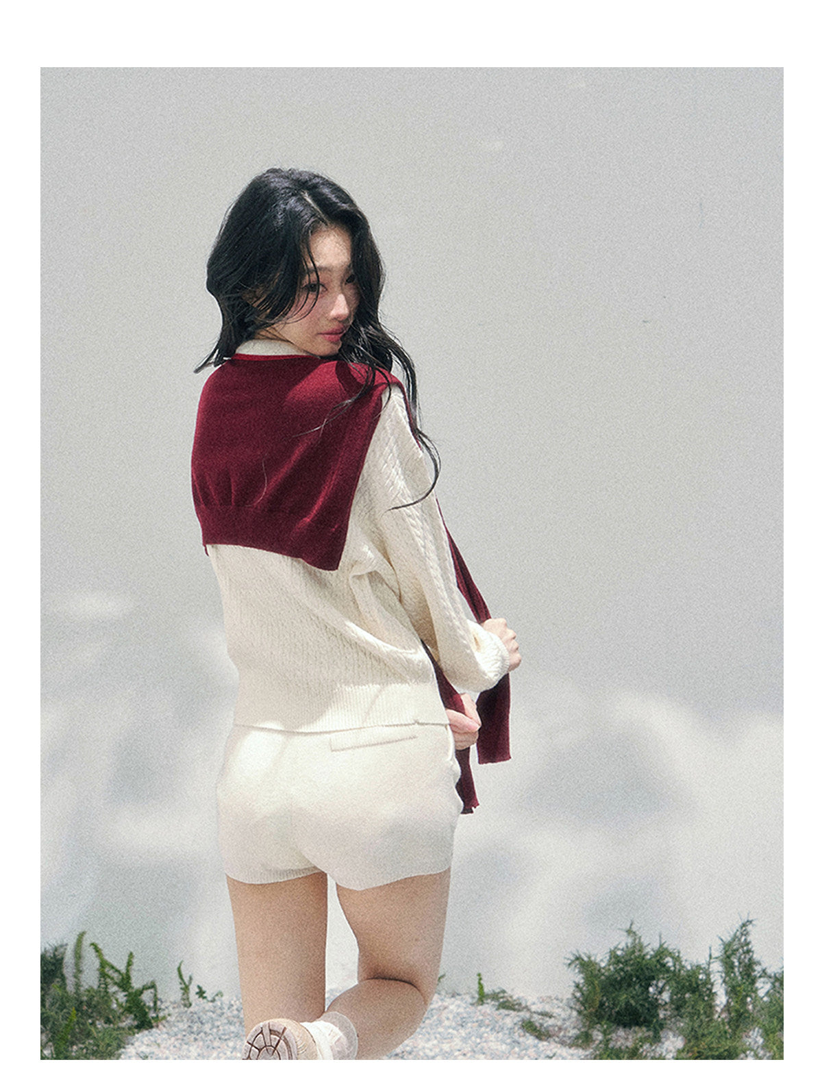 ShaoYeYan Aomalm Liz Senior Gentle Style Knit Set