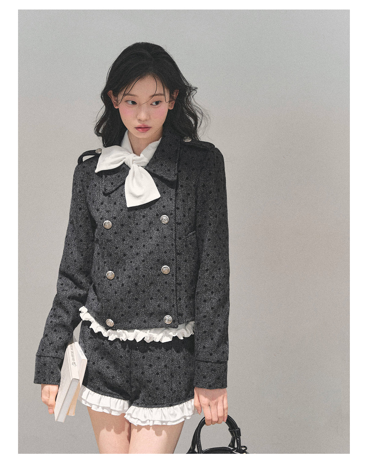 ShaoYeYan Memory Reef Wool Polka Dot Set