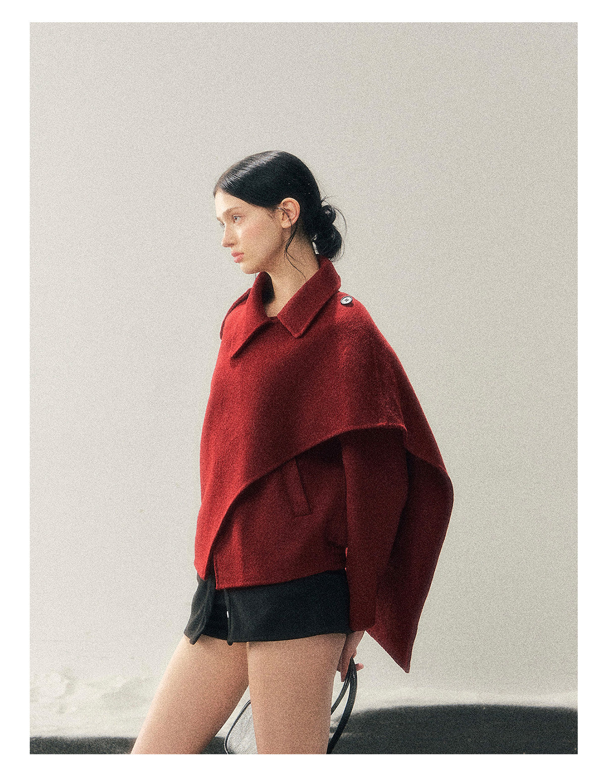 ShaoYeYan Aomalm She Hears The Snow Melt British Wool Coat