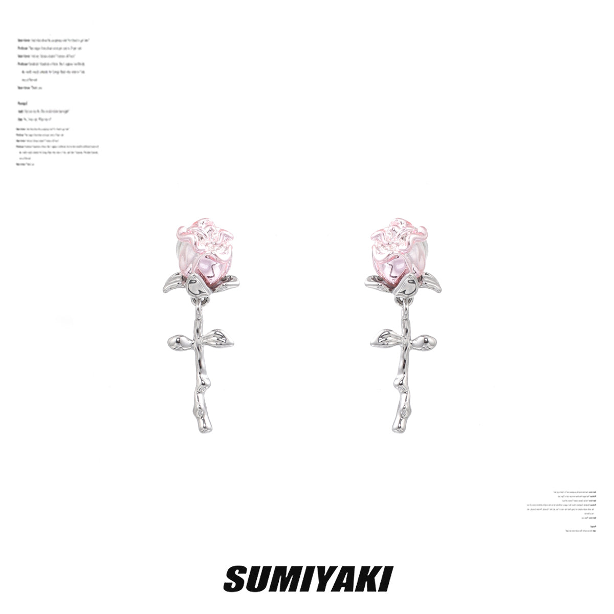 SUMIYAKI Rose Garden Necklace, Earrings & Bracelet