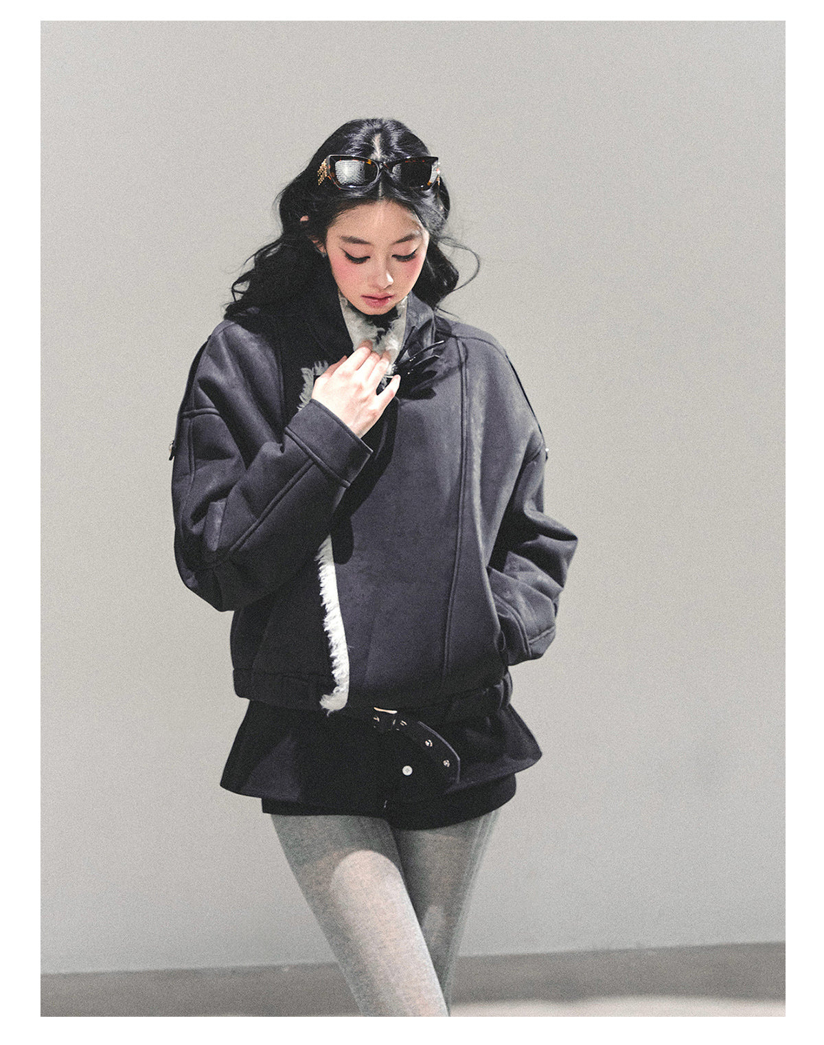 ShaoYeYan Time's Reef Fur-Trimmed Padded Coat