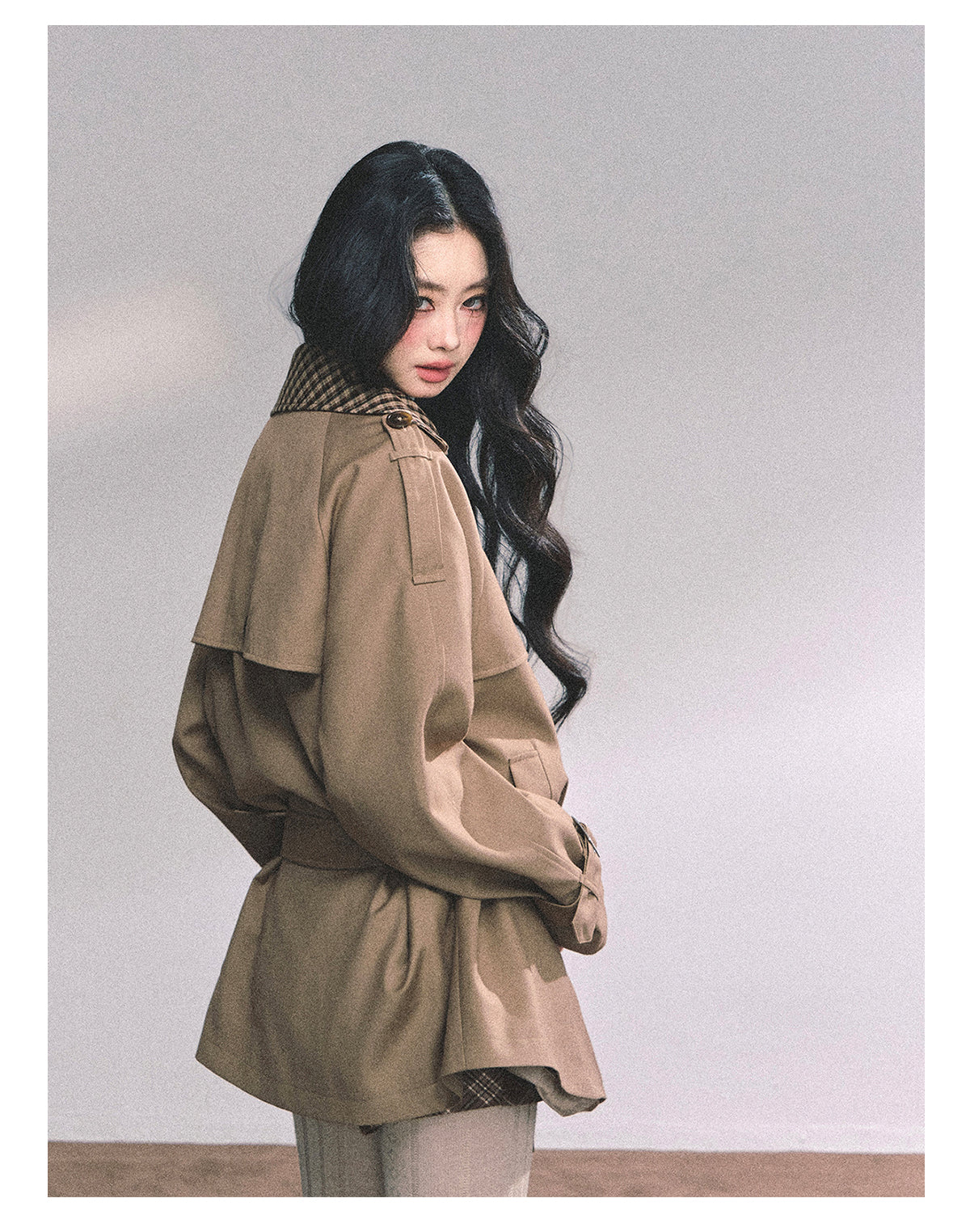 ShaoYeYan Zurich Trench Coat British Style Loose Fit Trench