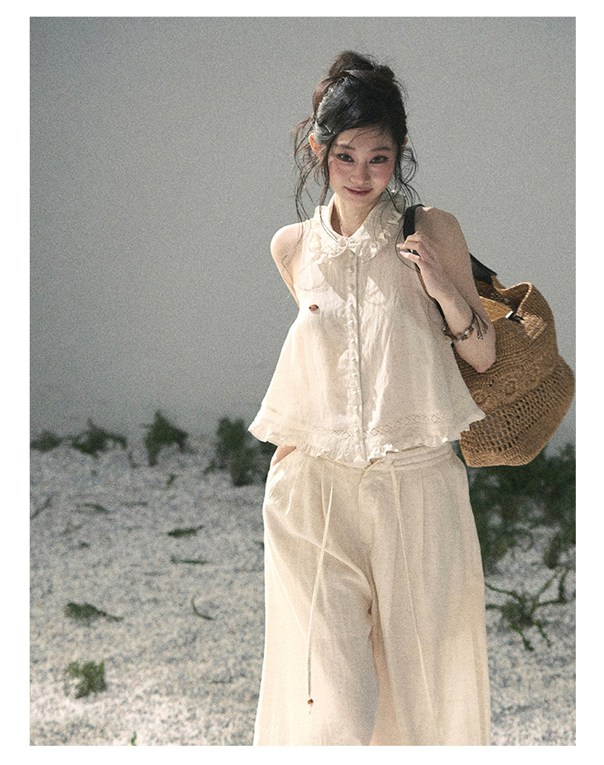 ShaoYeYan Aomalm Soft Cloud French Lace Set