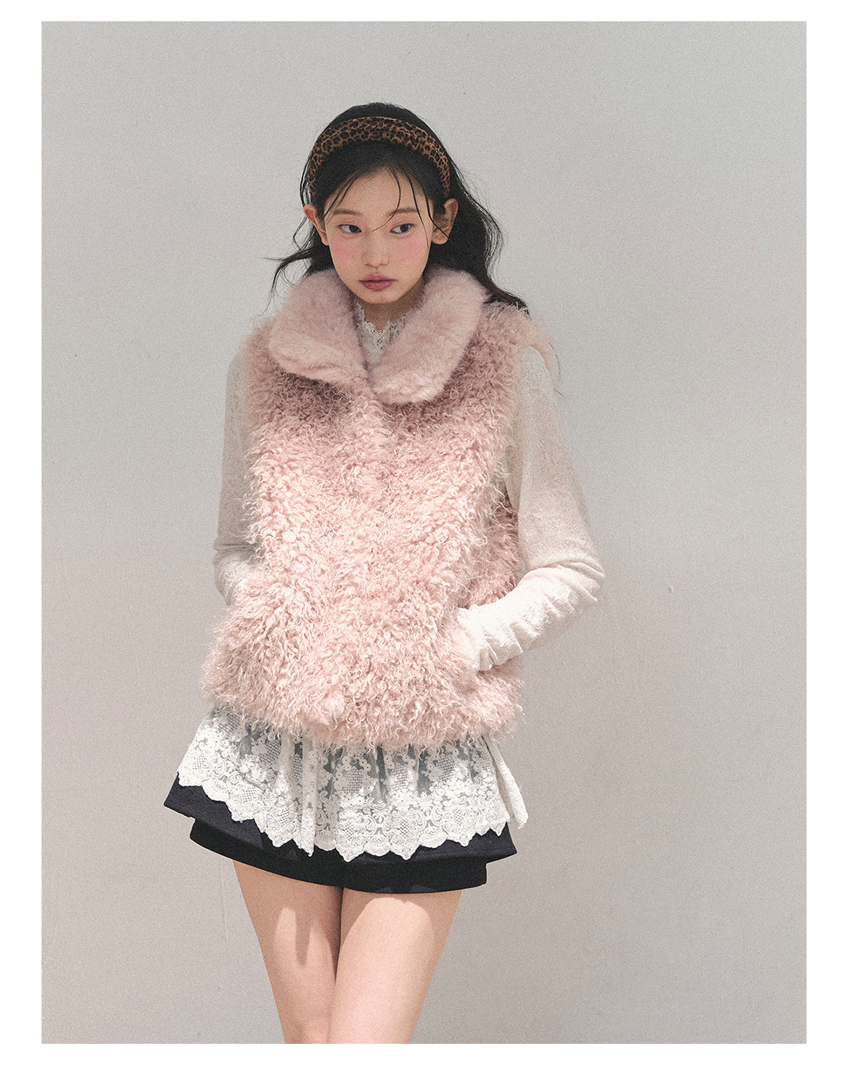 ShaoYeYan Aomalm Dream's Warmth Reversible Faux Fur Coat
