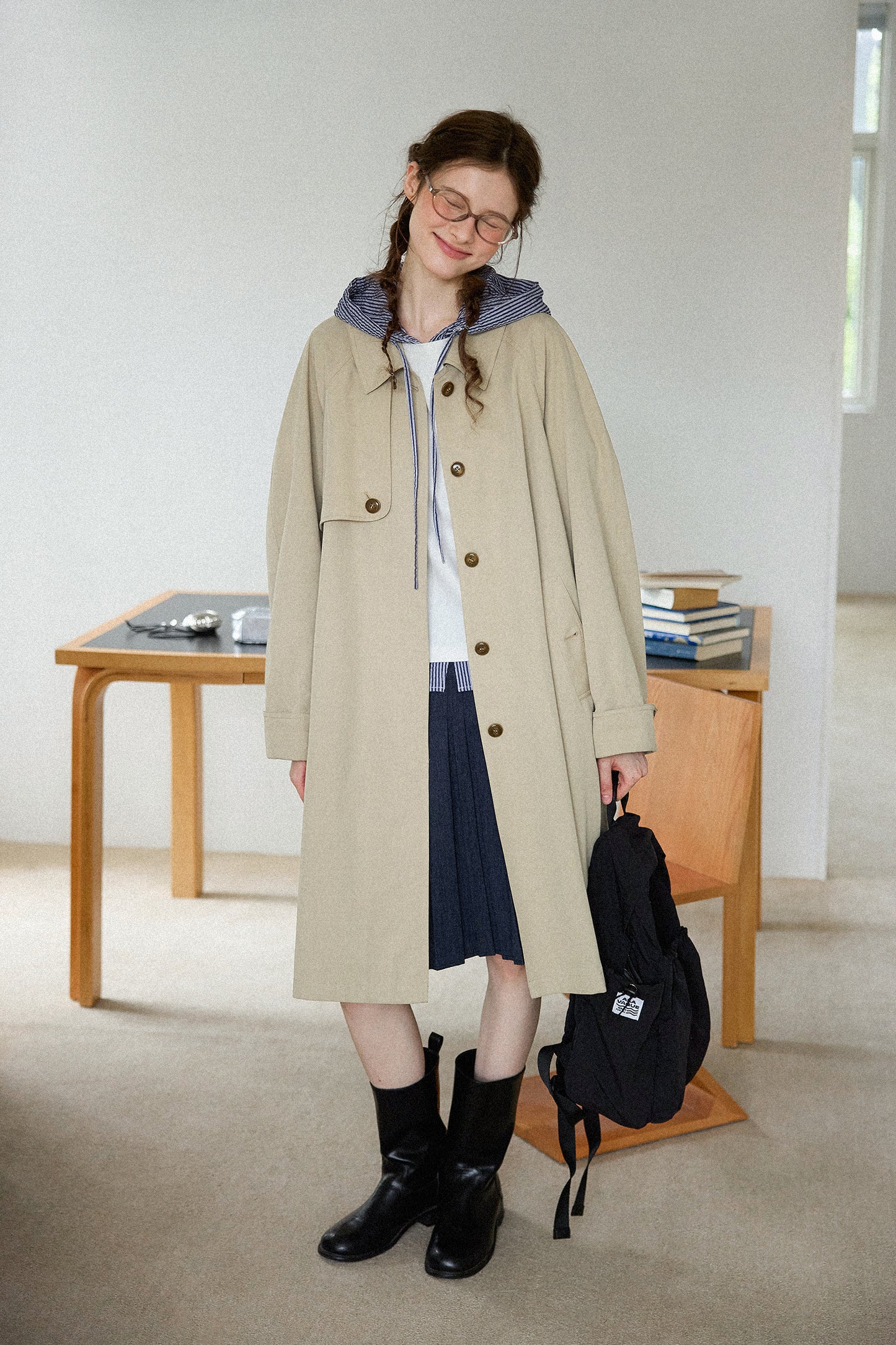 Letm "Nordic Love Letter" Trench Coat