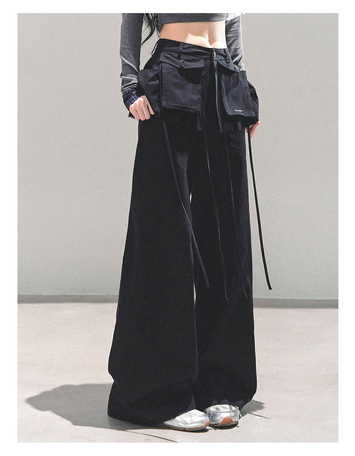 ShaoYeYan Functional Bella American Wide-Leg Pants