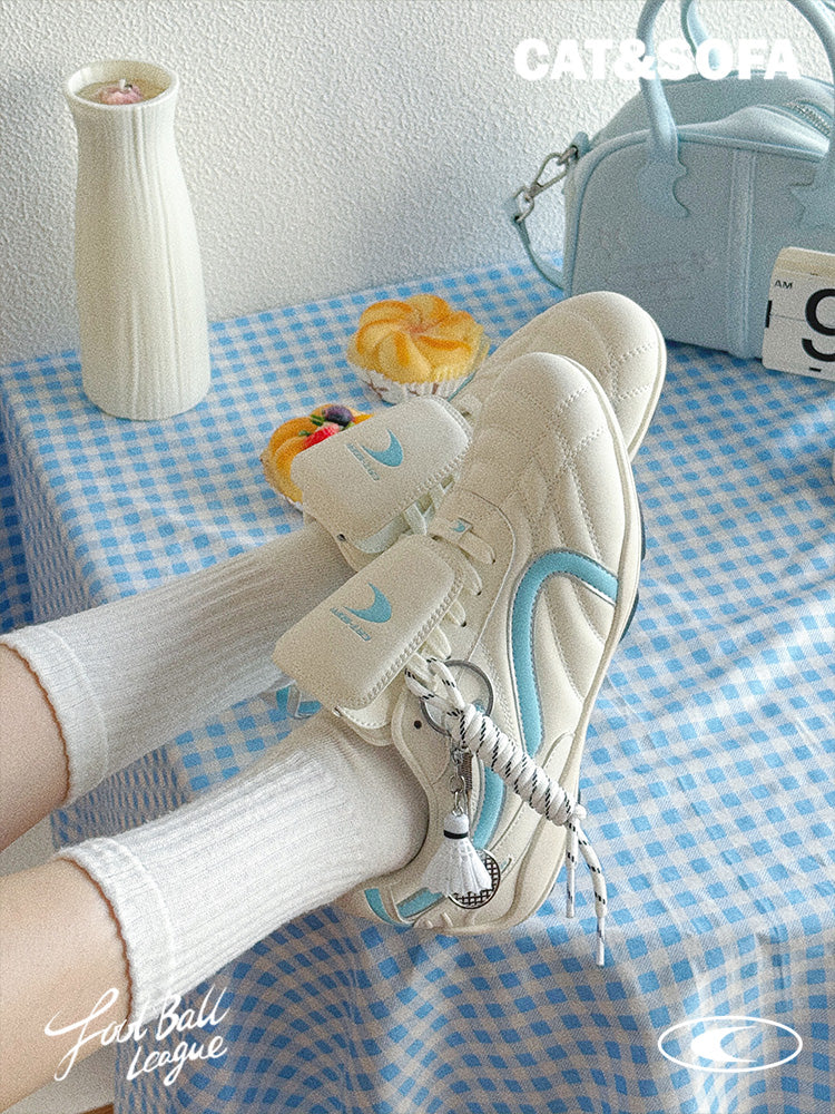 Cat&Sofa Retro Football Sneakers